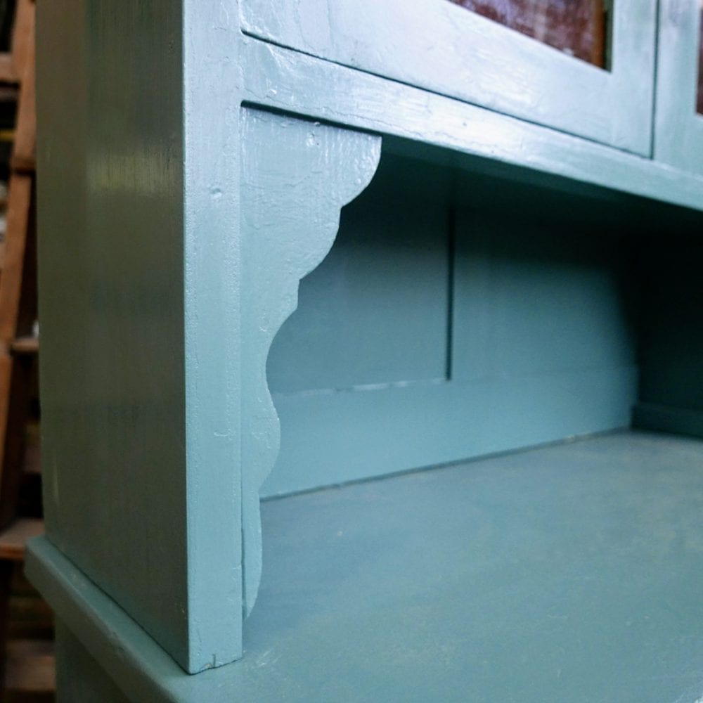Groen-blauwe buffetkast