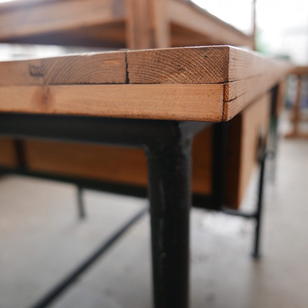 metalen winkeltafel