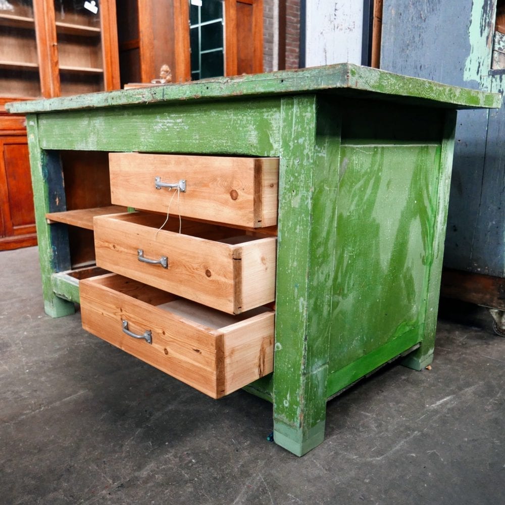 groene werktafel