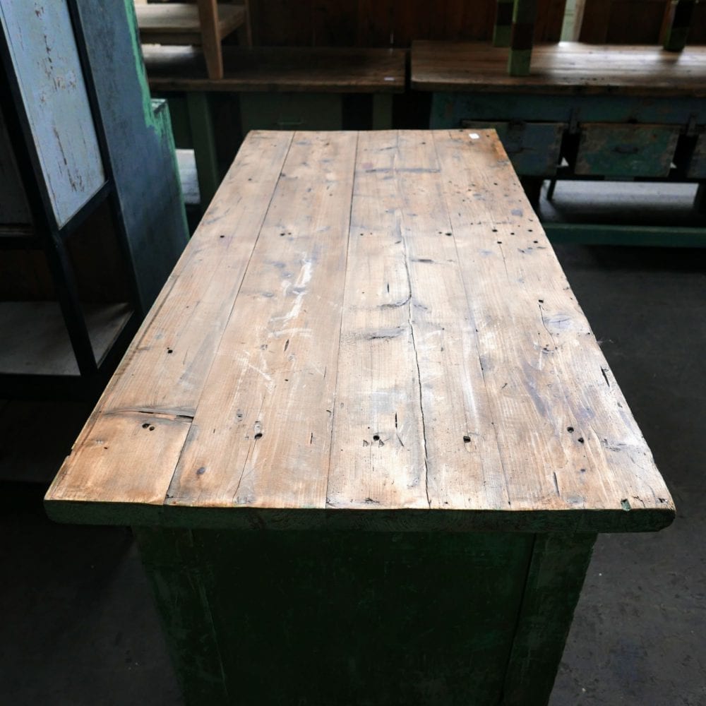 groene werktafel