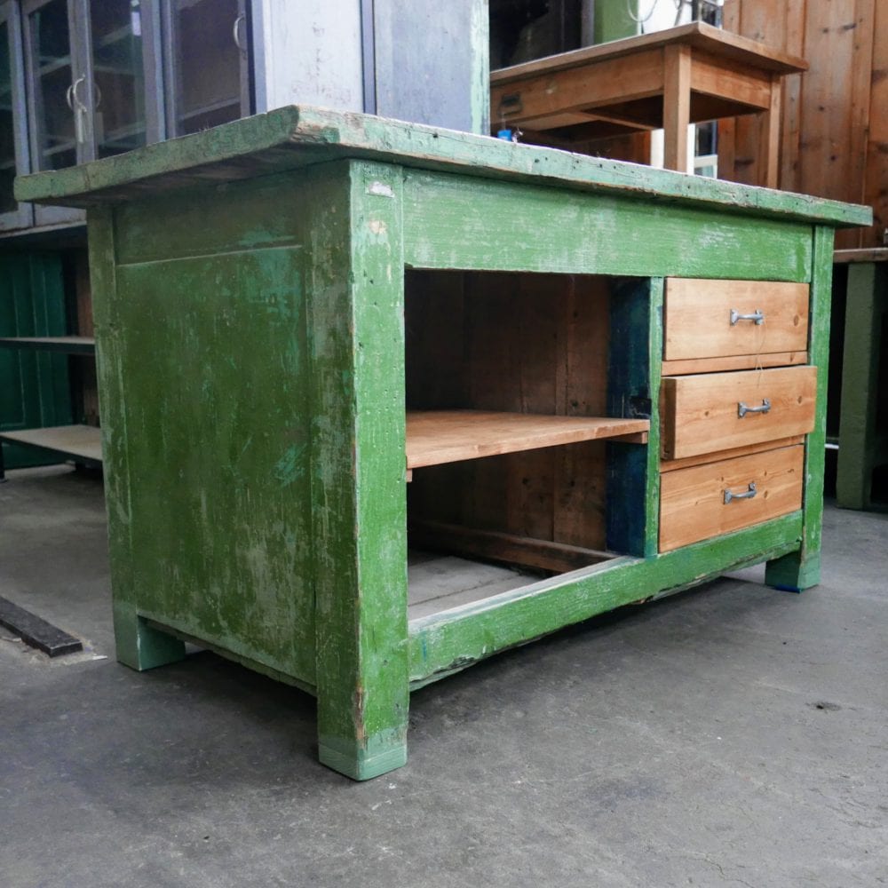 groene werktafel