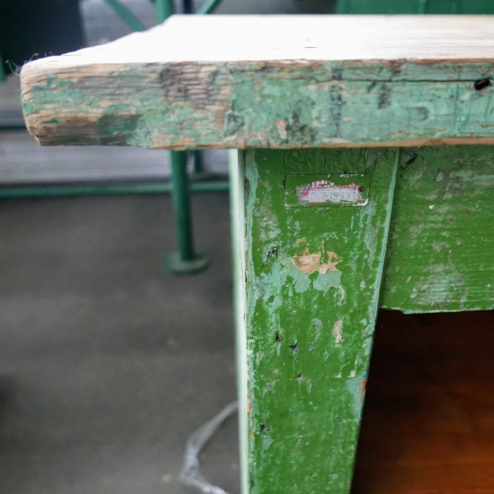 groene werktafel