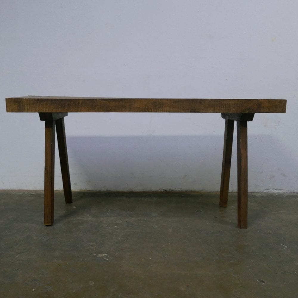 Houten slachttafel