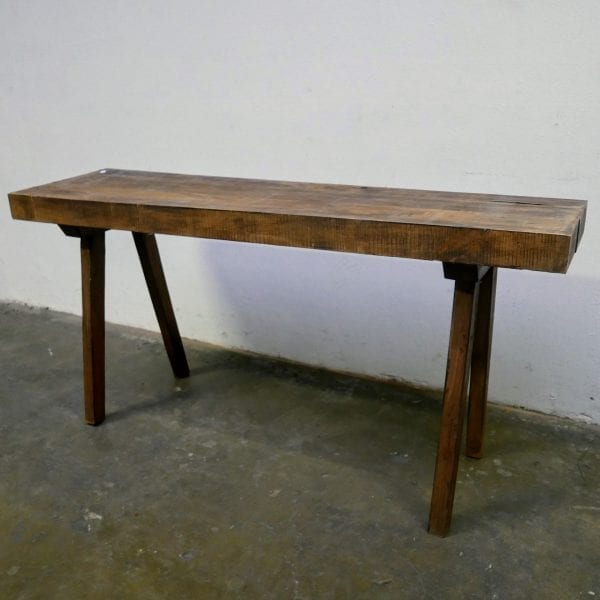 Houten slachttafel