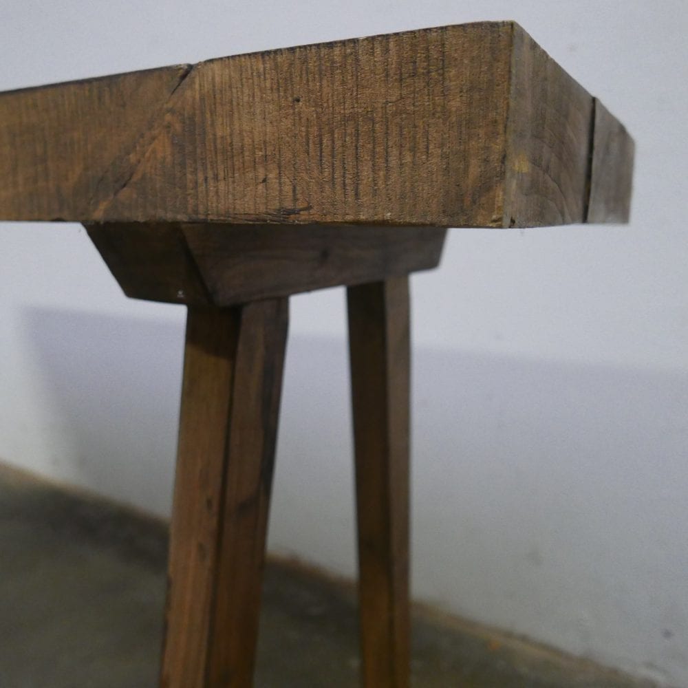 Houten slachttafel