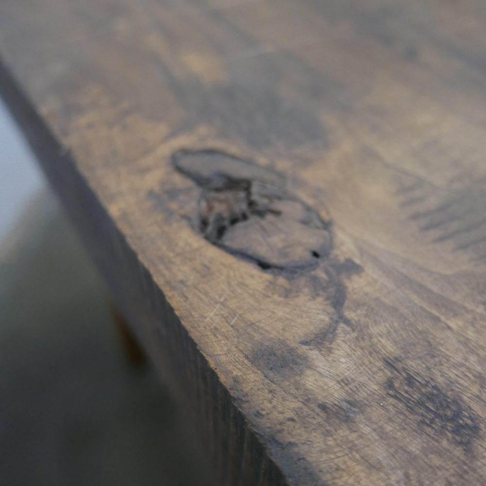 Houten slachttafel