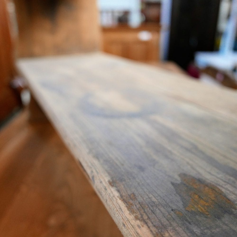 houten bankje
