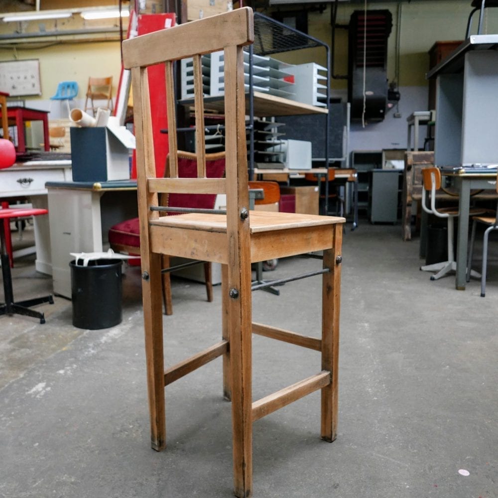 houten hoge stoel