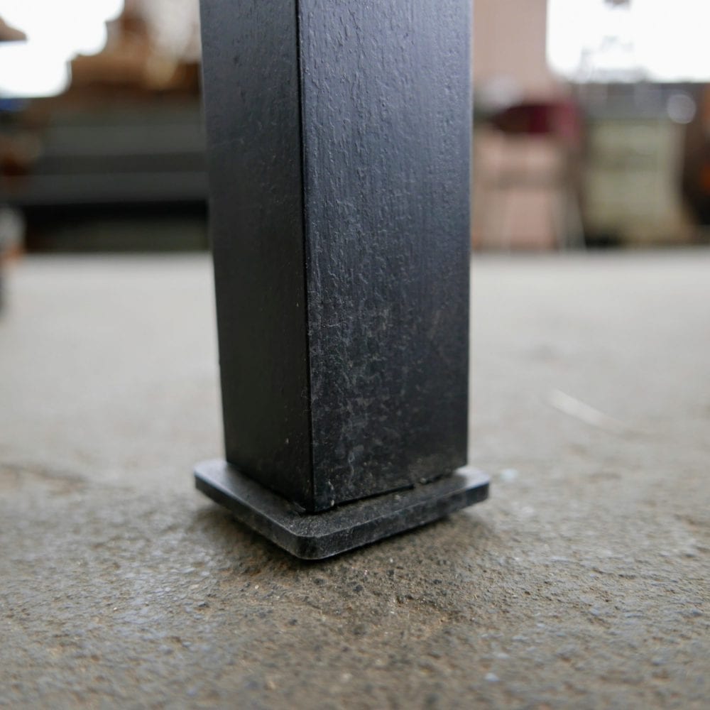 industriële houten tafel