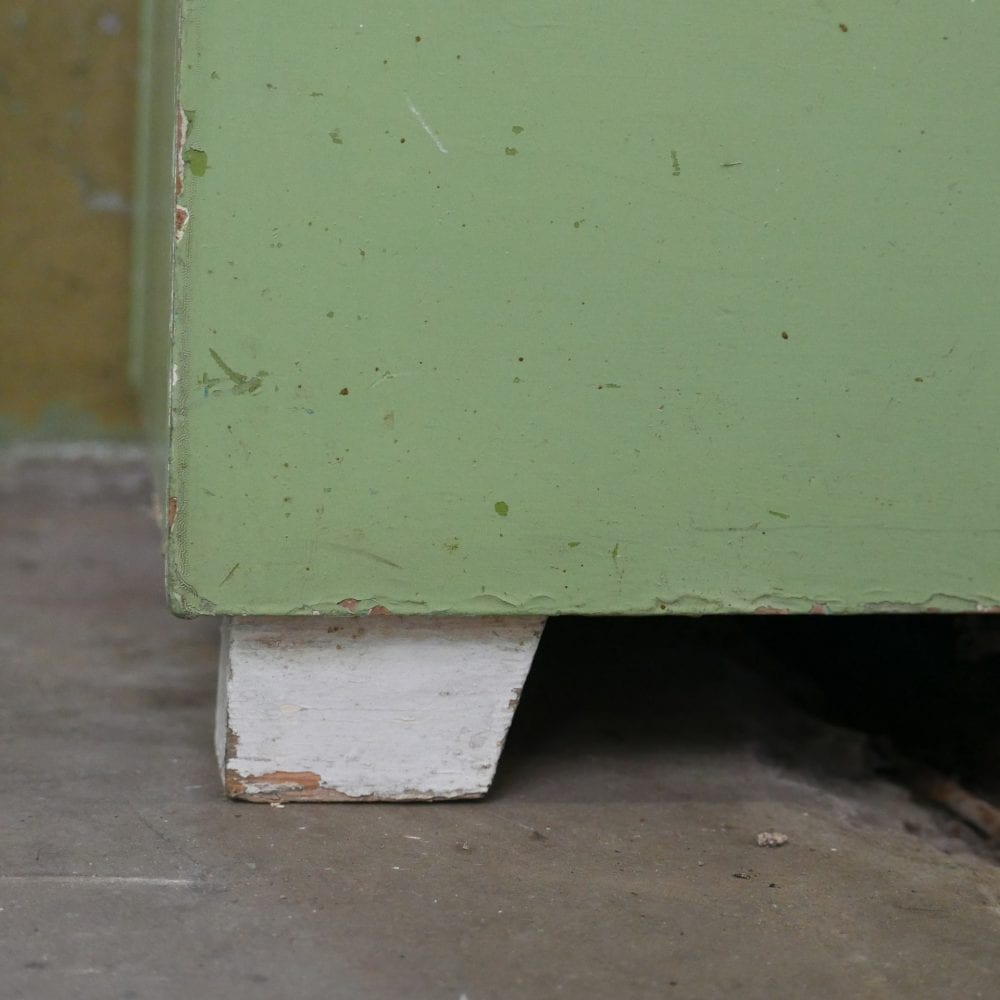 groen-mint kinderbankje