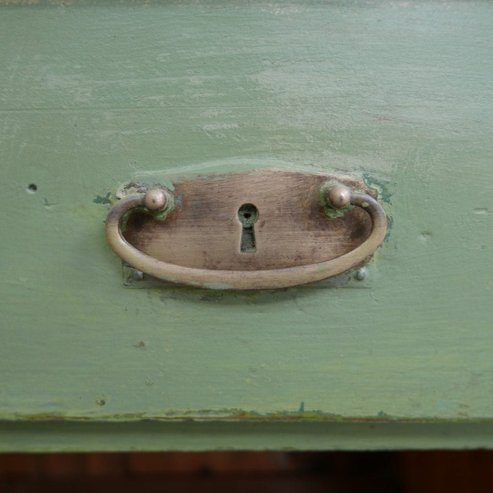 groenblauwe buffetkast