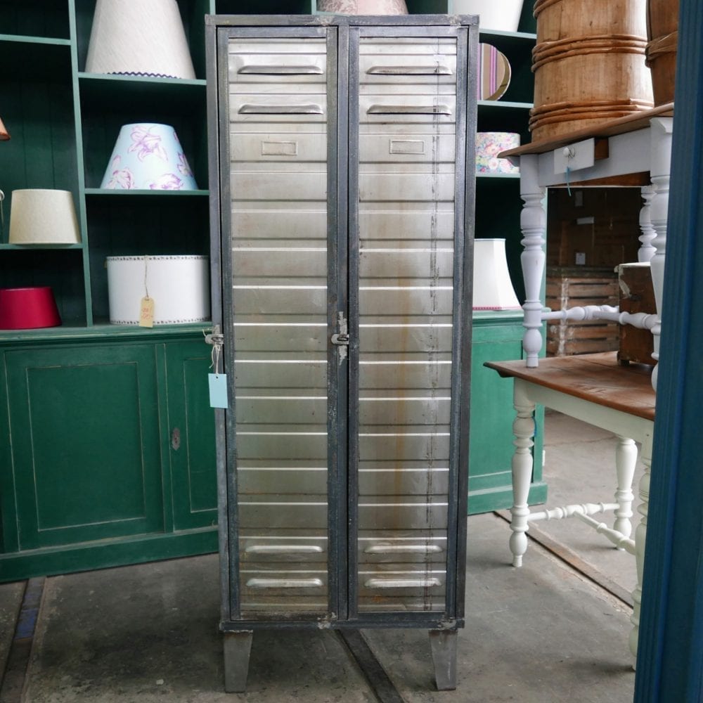 zilveren locker
