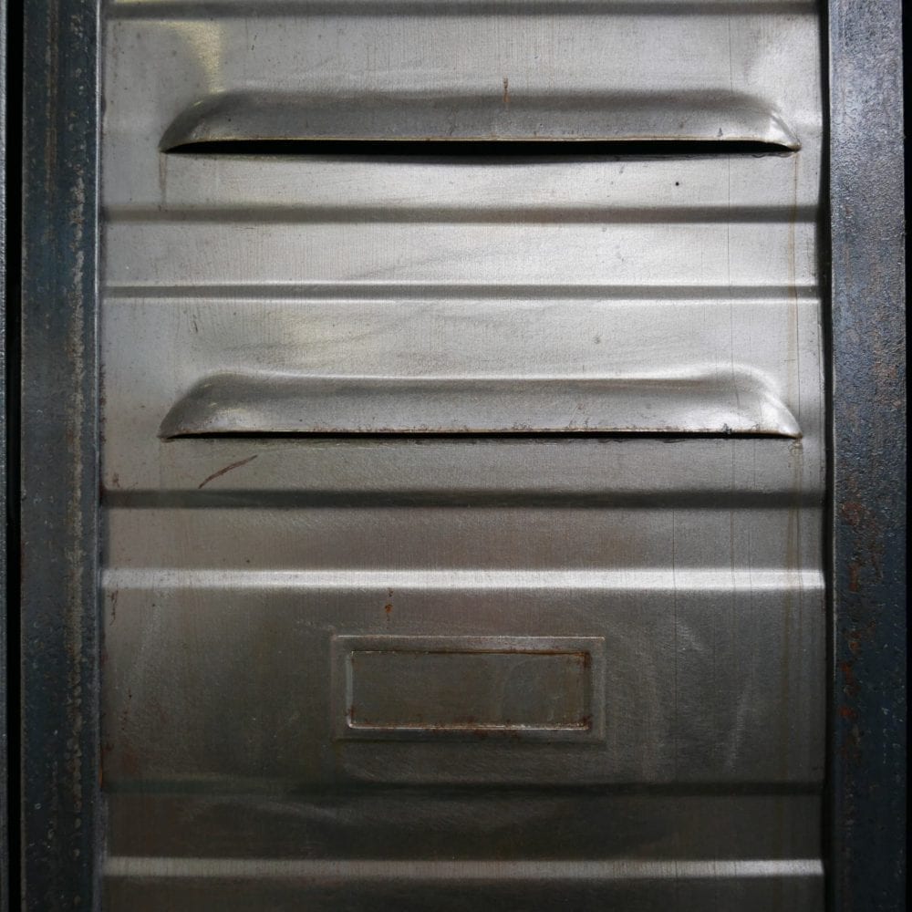 zilveren locker