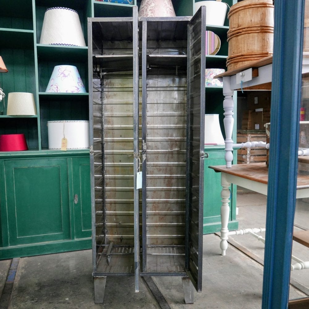 zilveren locker