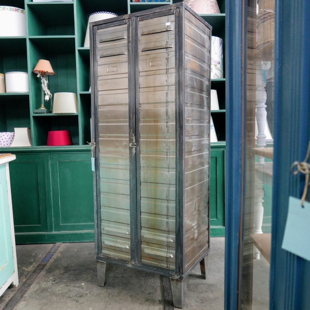 zilveren locker
