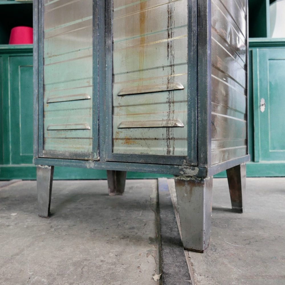 zilveren locker