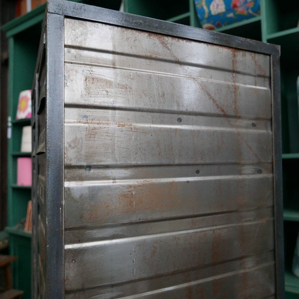 zilveren locker