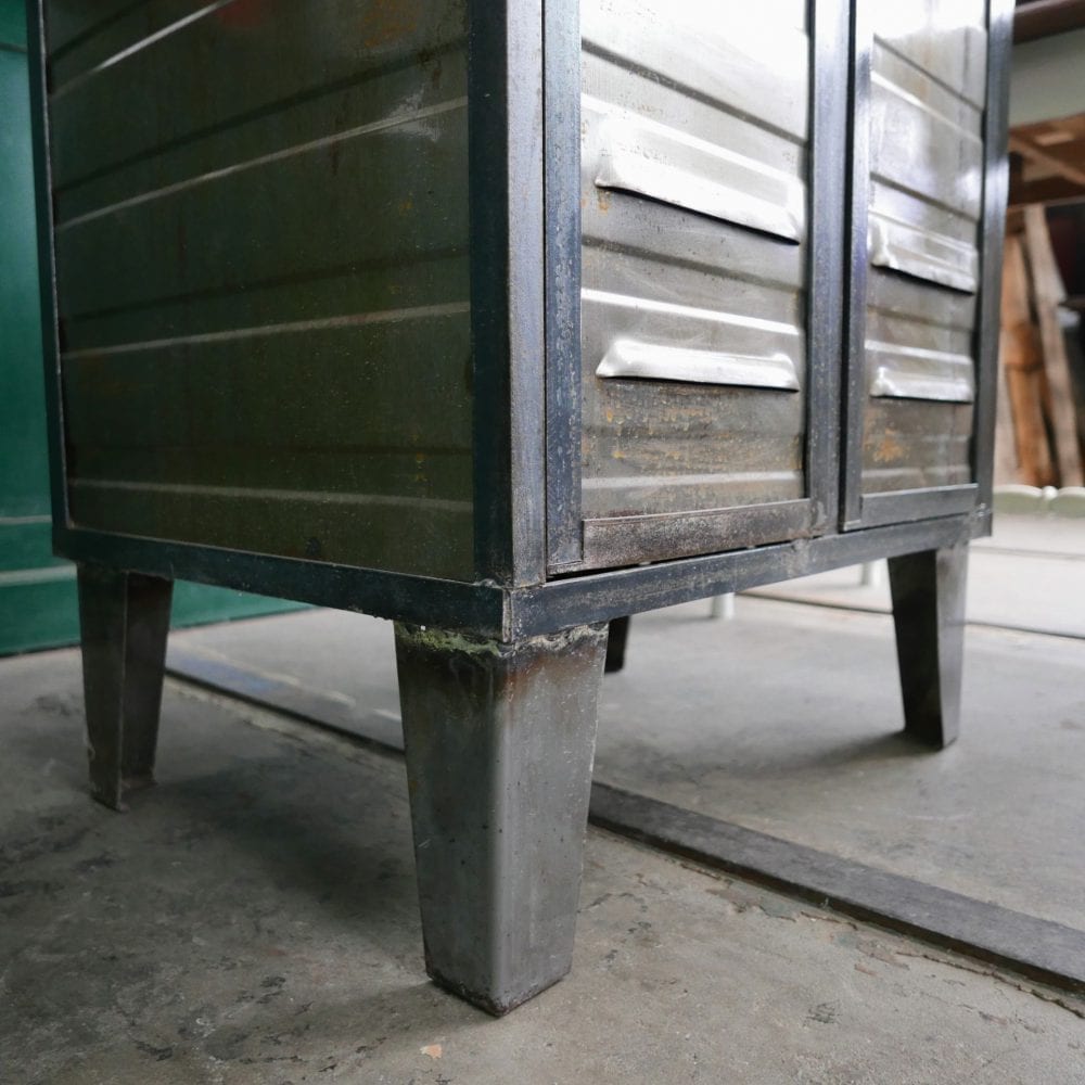 zilveren locker