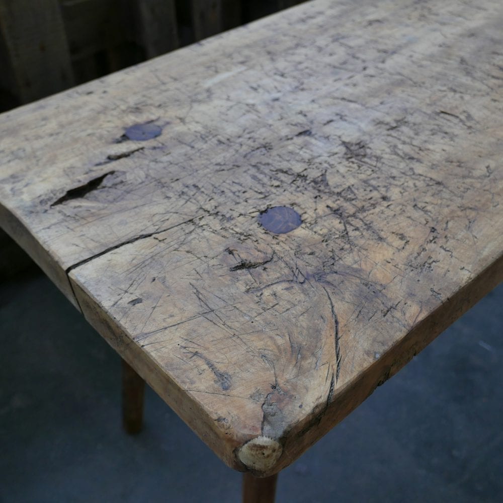 houten slachttafel