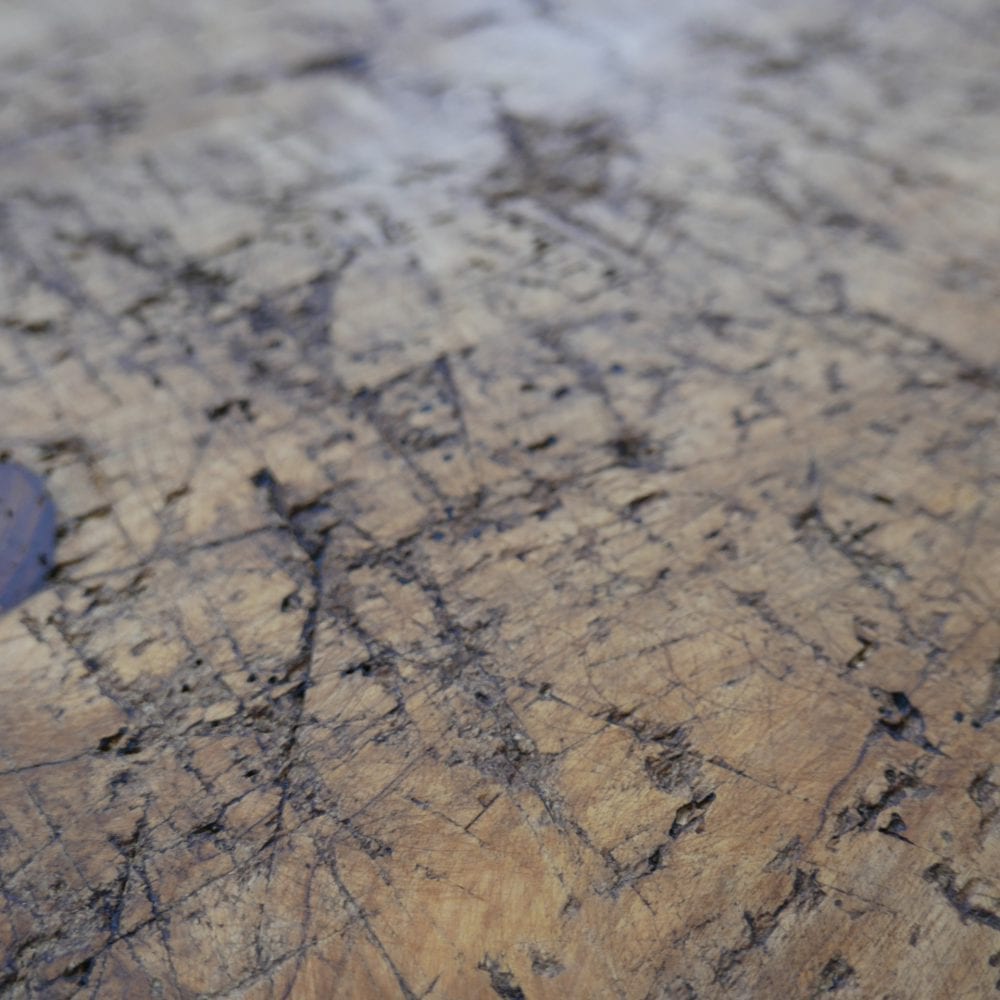 houten slachttafel