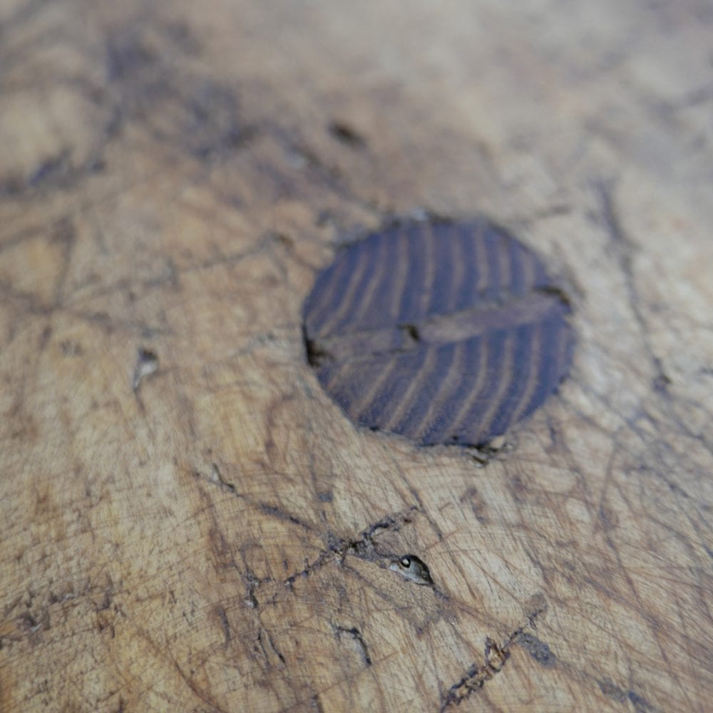 houten slachttafel