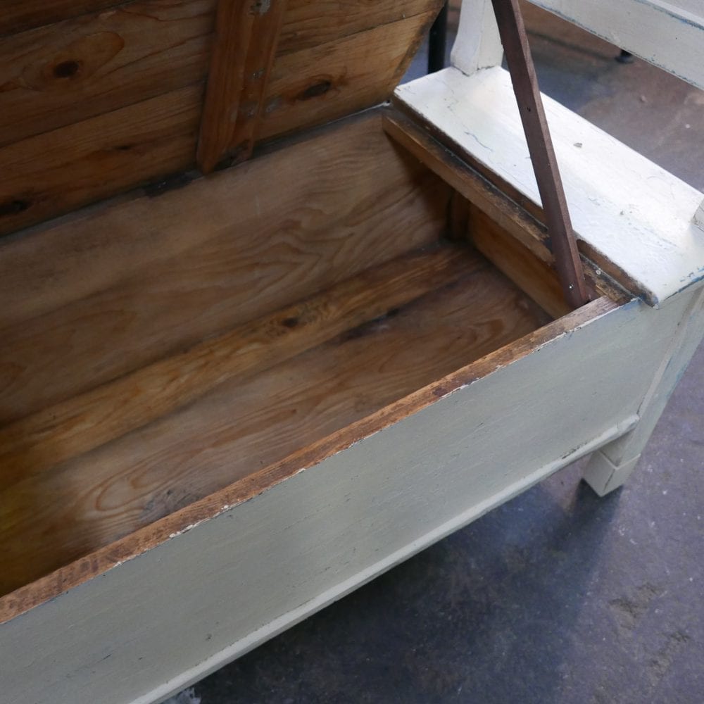 brocante witte klepbank
