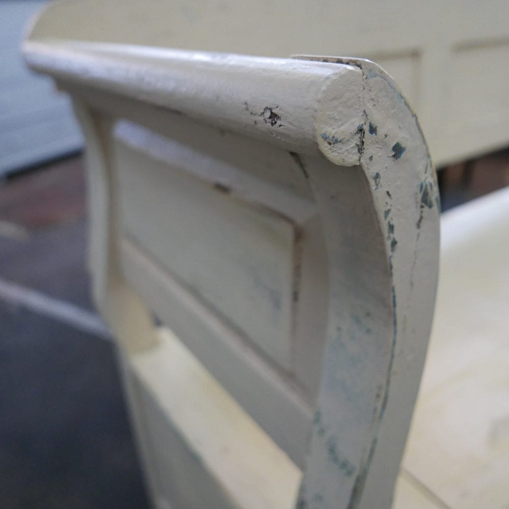 brocante witte klepbank