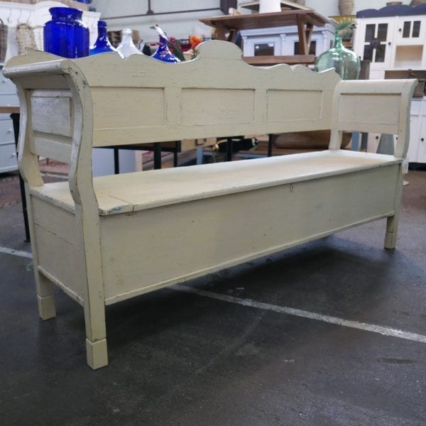 brocante witte klepbank