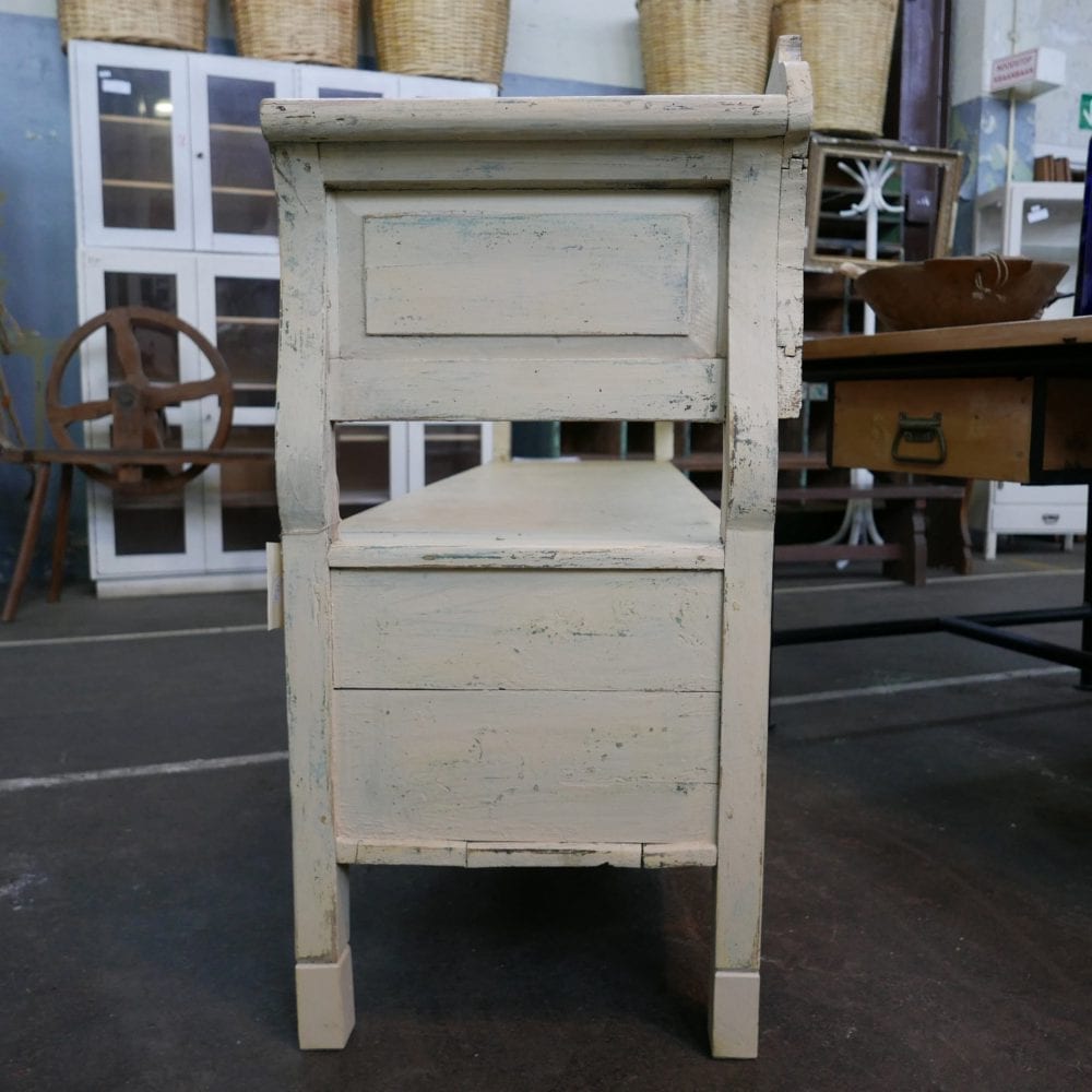 brocante witte klepbank