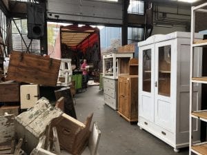 Vrachtwagen lossen