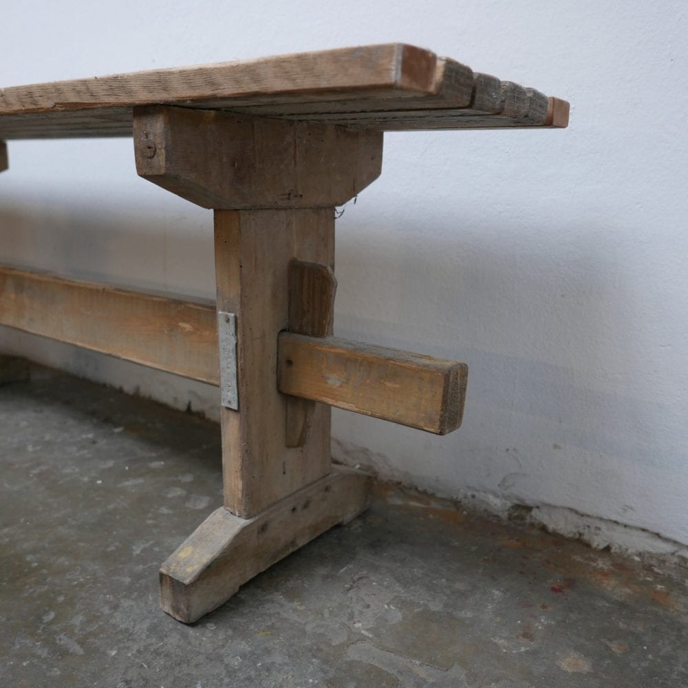 Houten bank met latjes