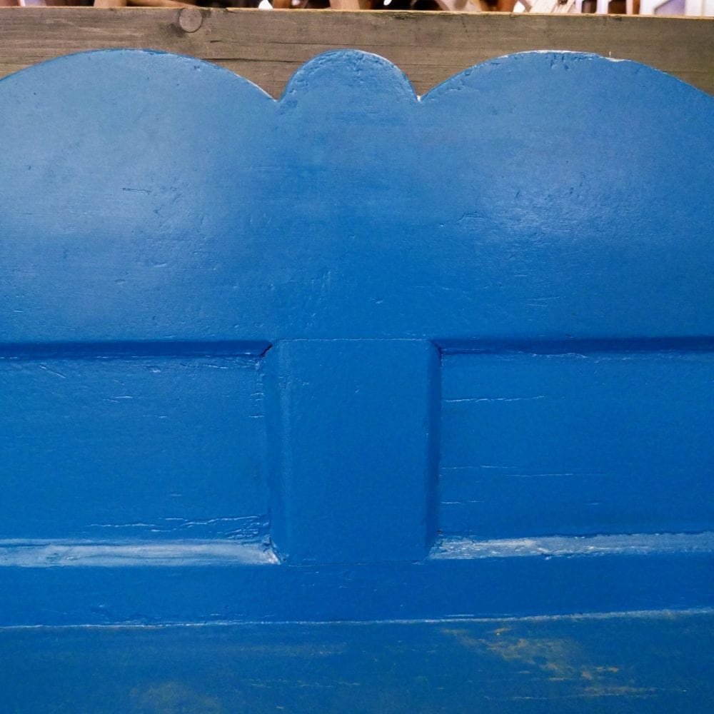 Blauwe Hongaarse bank