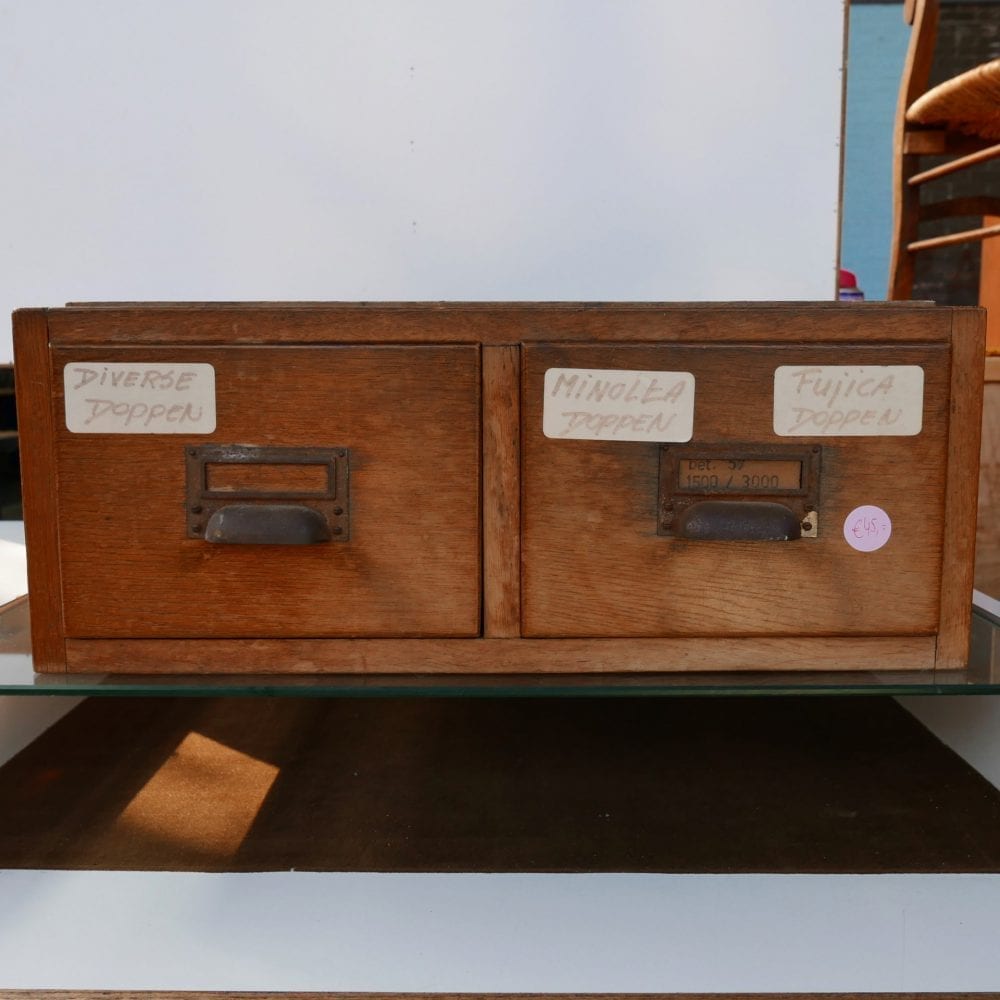 vintage archiefkastje