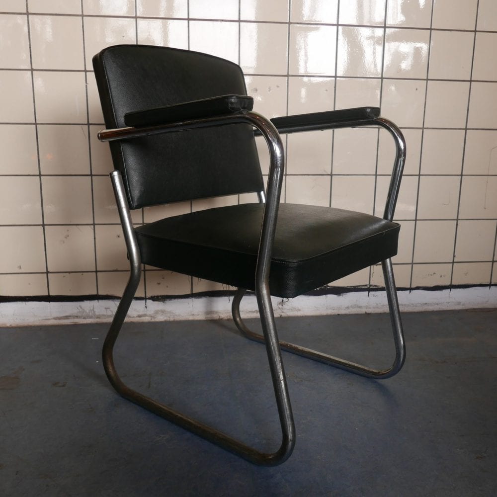 zwarte bureau stoel