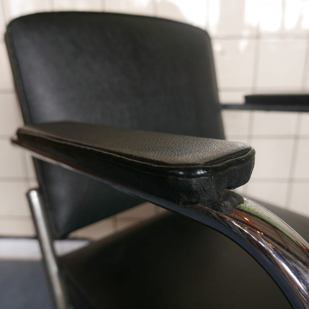 zwarte bureau stoel