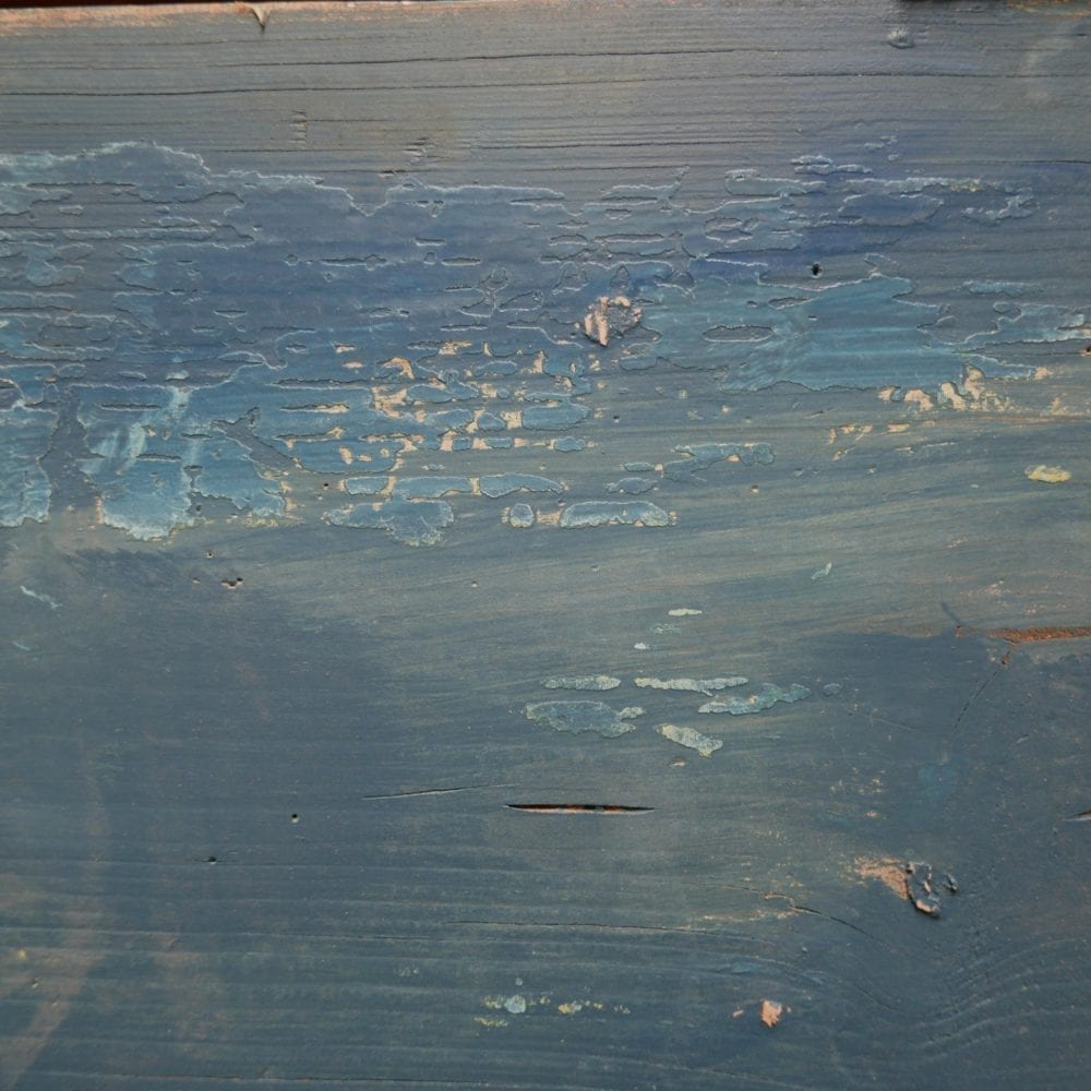 blauw-witte kinderbank