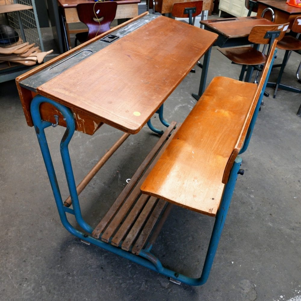 metalen schoolbank