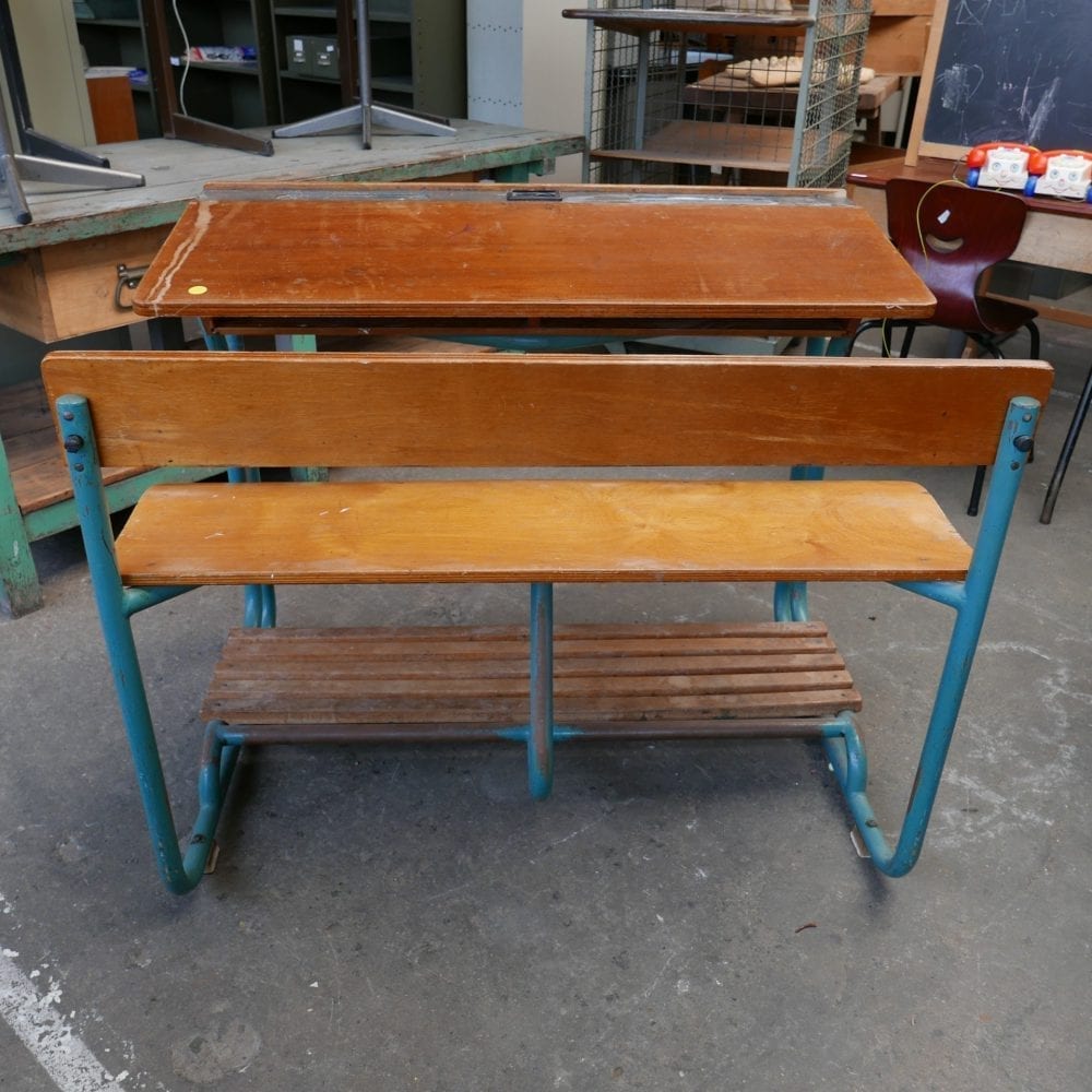 metalen schoolbank
