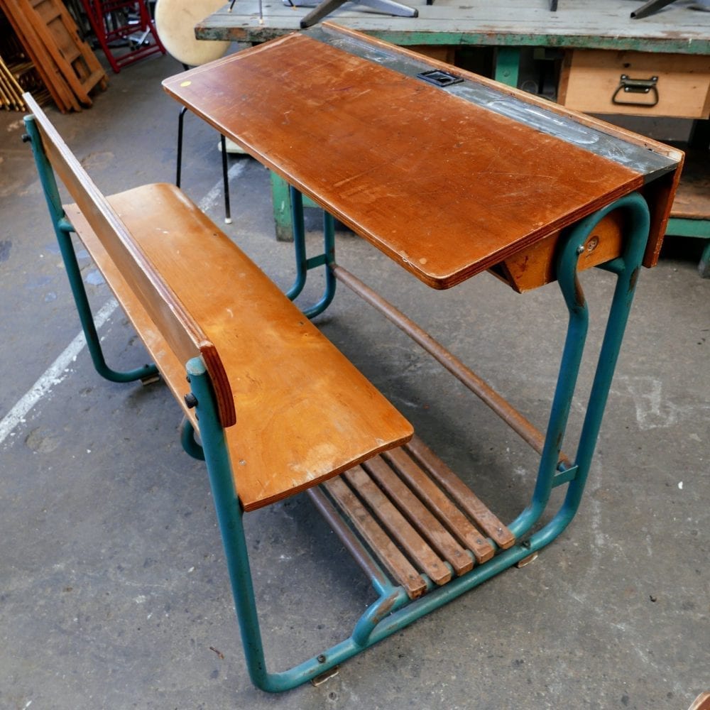 metalen schoolbank