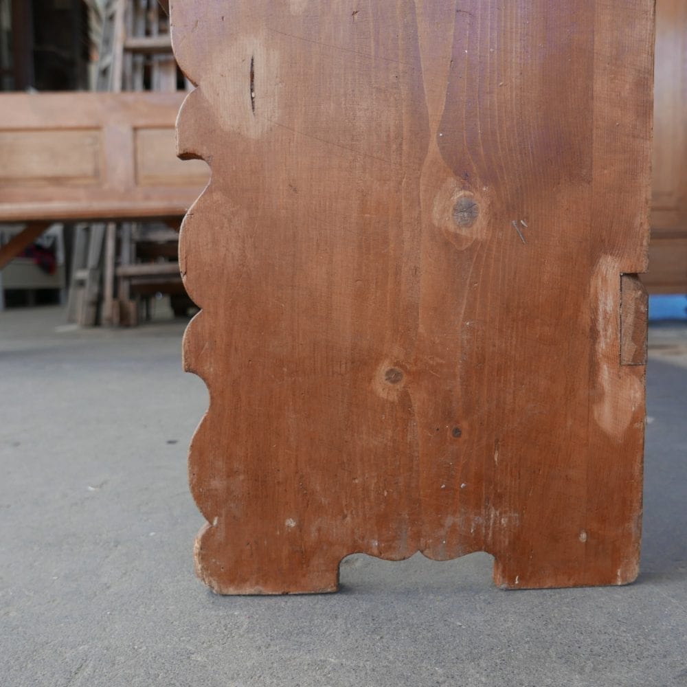Houten hoekbank