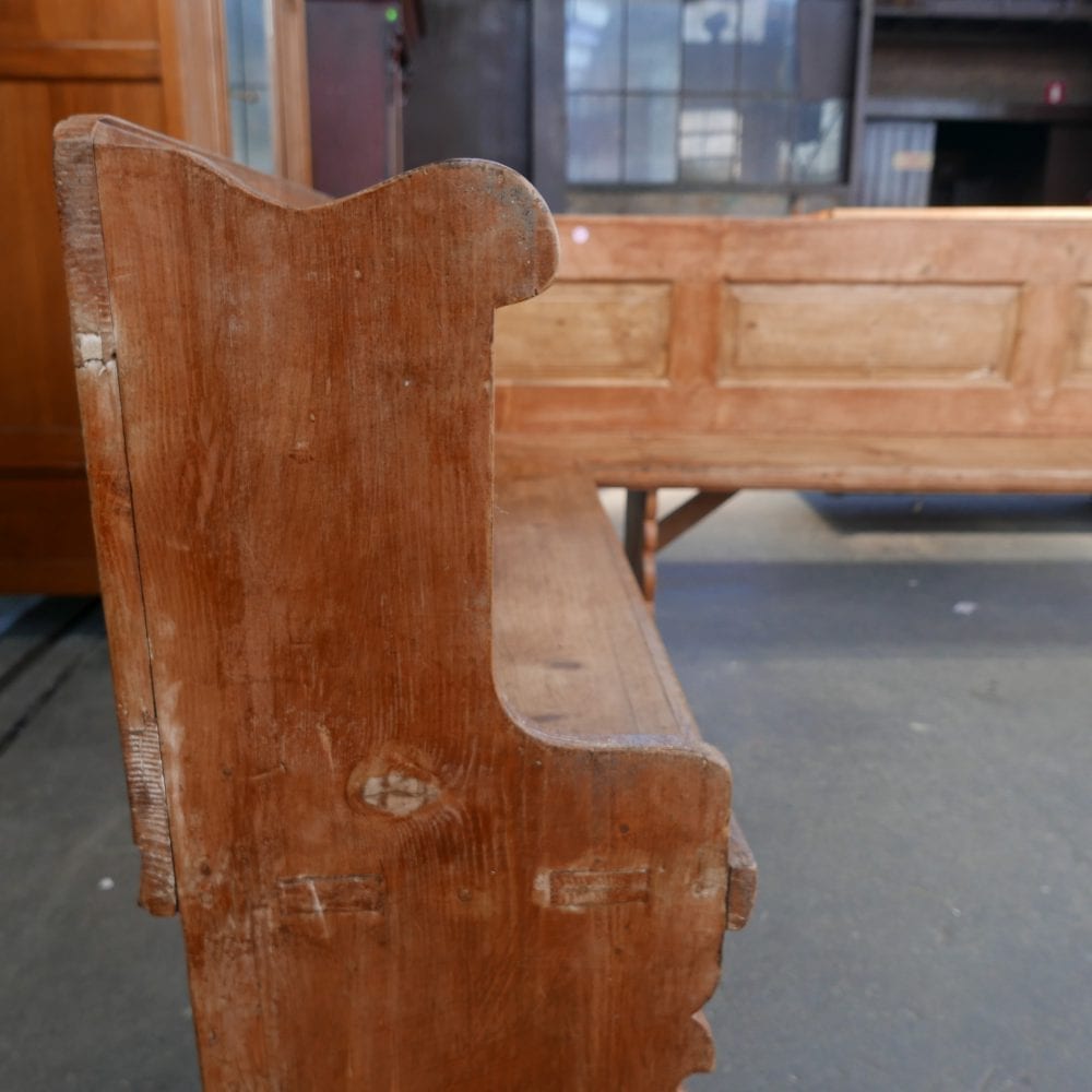 Houten hoekbank