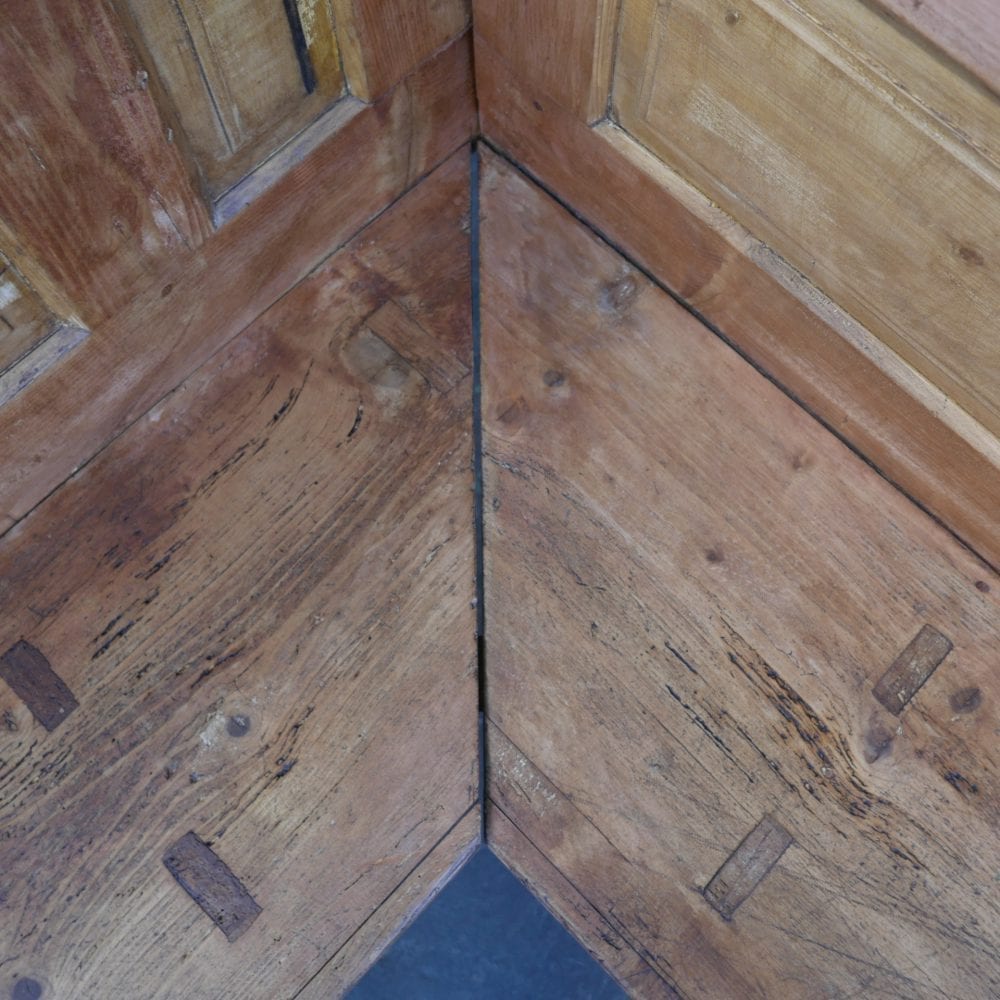 Houten hoekbank