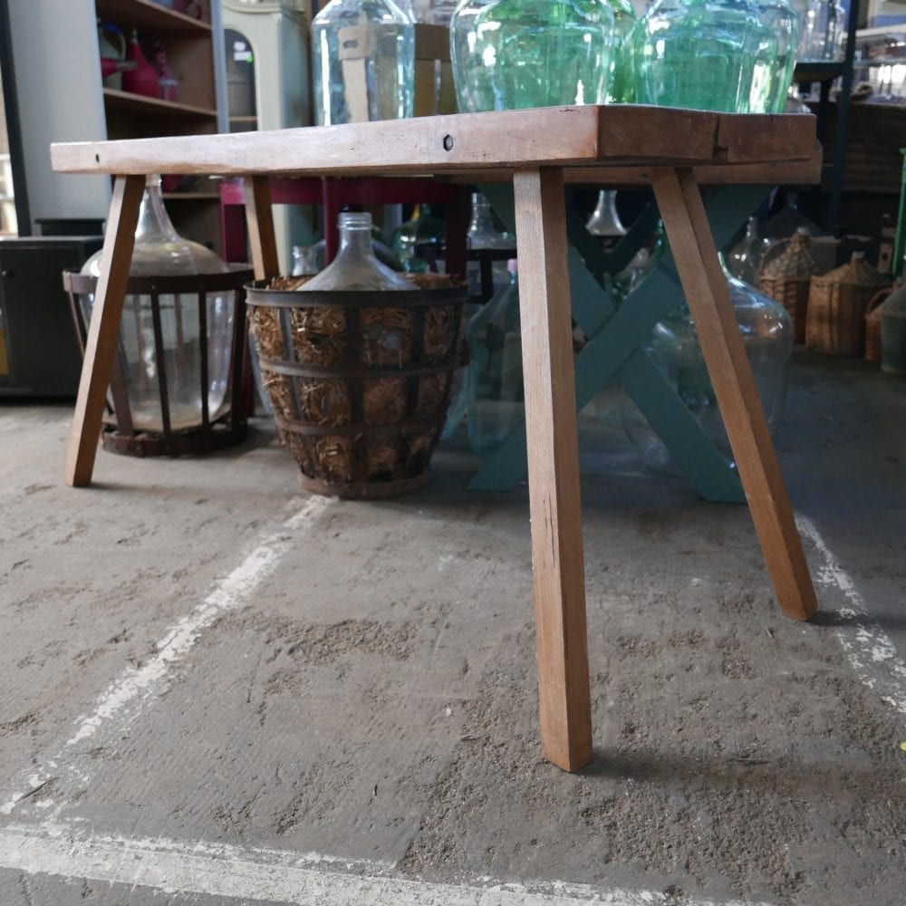 Houten slachttafel