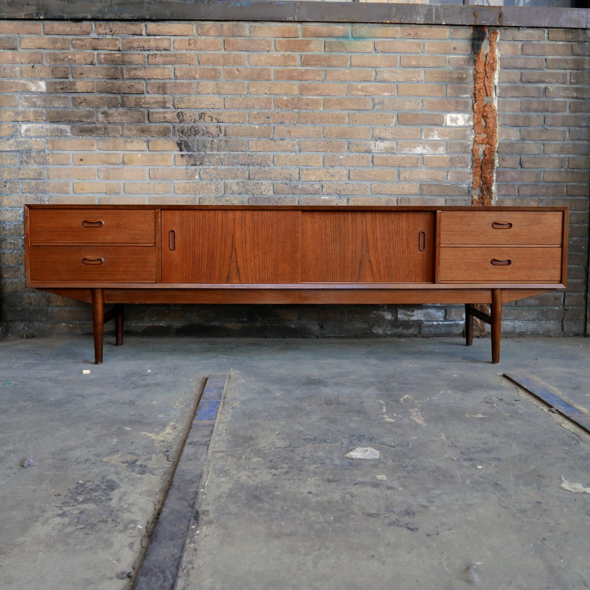 Vintage houten dressoir Van Dijk Ko