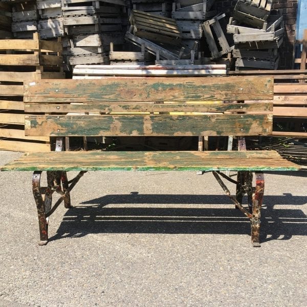 Brocante houten tuinbank