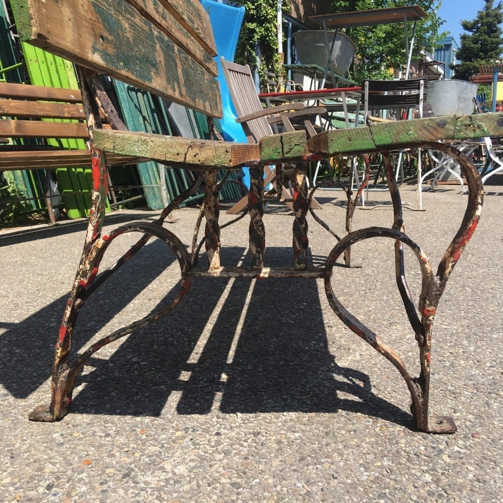 Brocante houten tuinbank