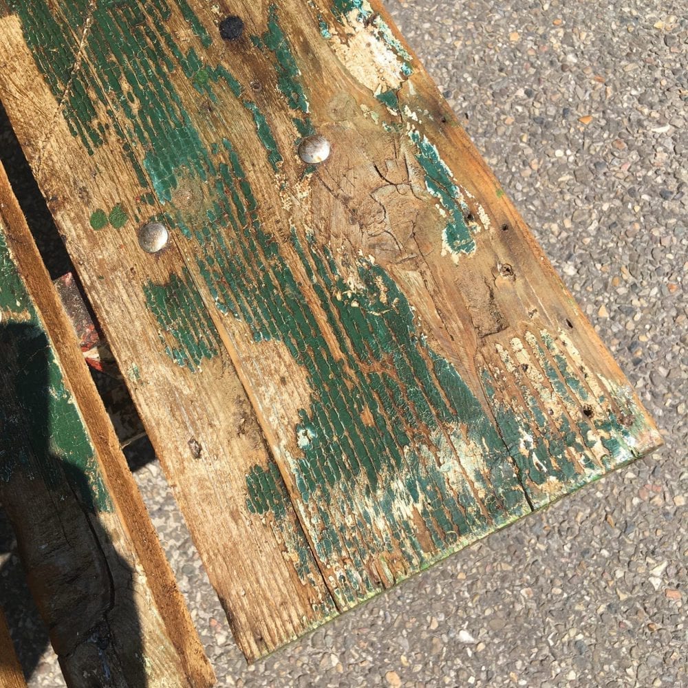 Brocante houten tuinbank