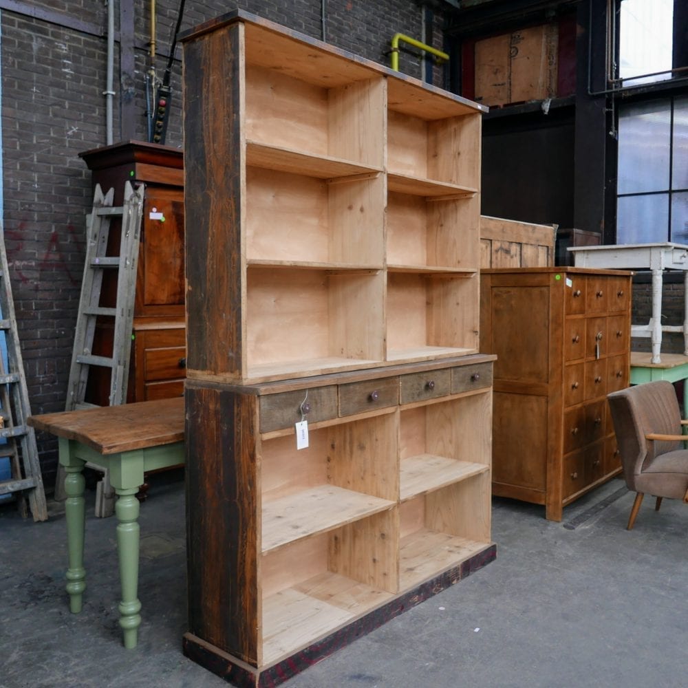houten winkelkast