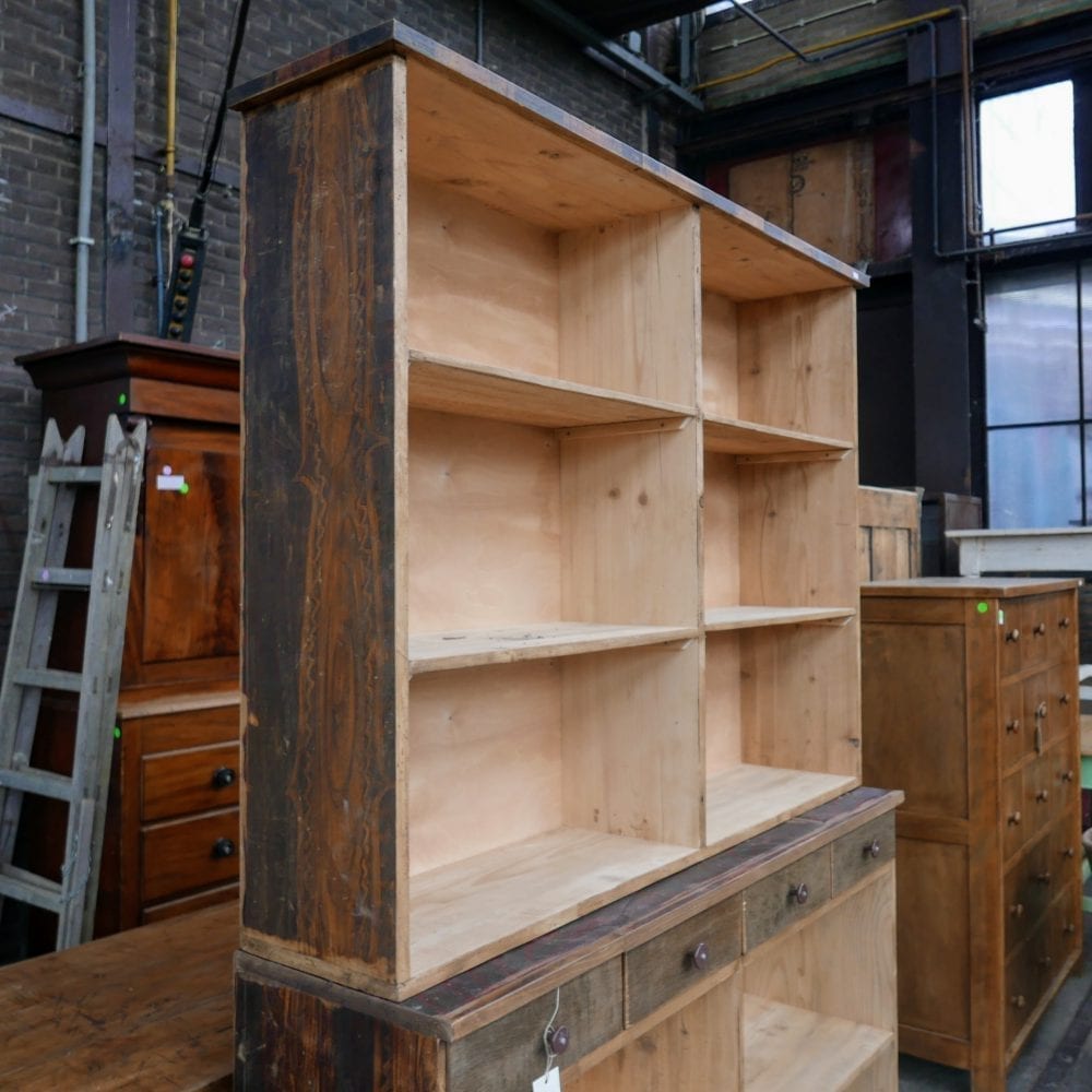 houten winkelkast