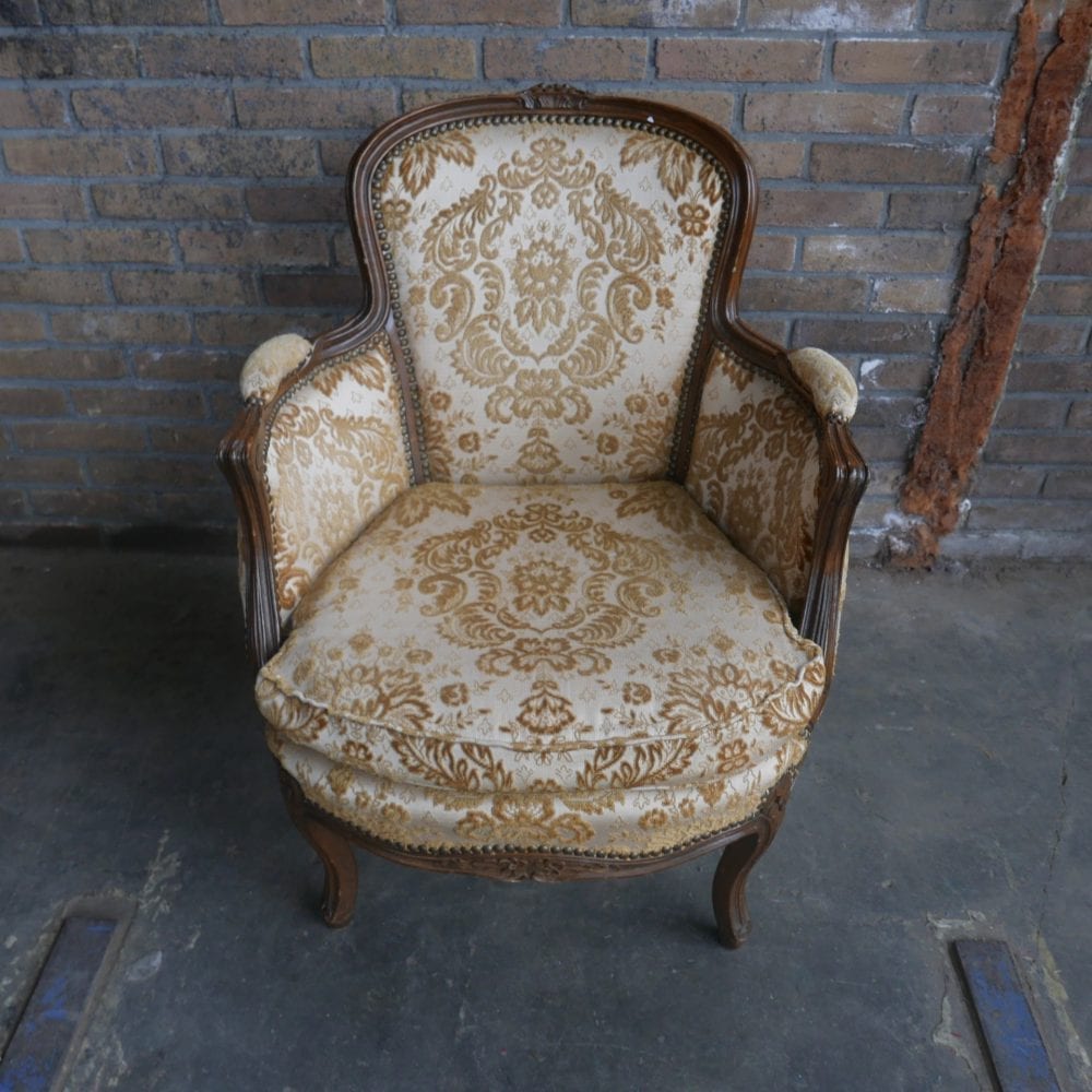 Barok louis XV vintage klassiek fauteuil